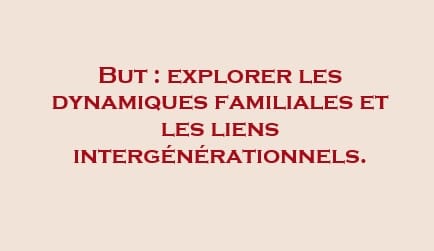 explorer les dynamiques familiales et les liens trangénérationnels