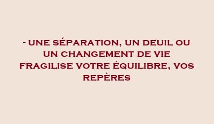 deuil, séparation