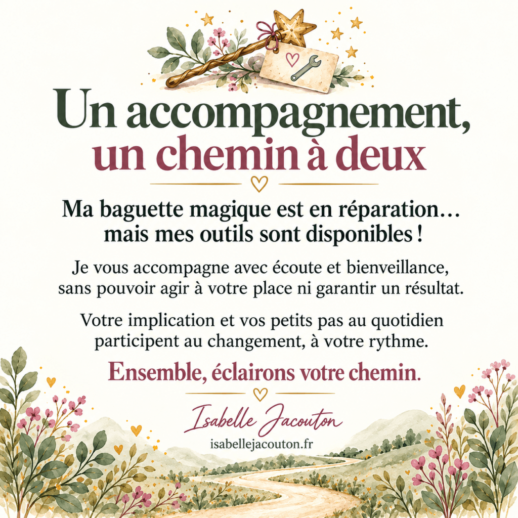 Mon accompagnement: ce qu'il est et ce qu'il n'est pas